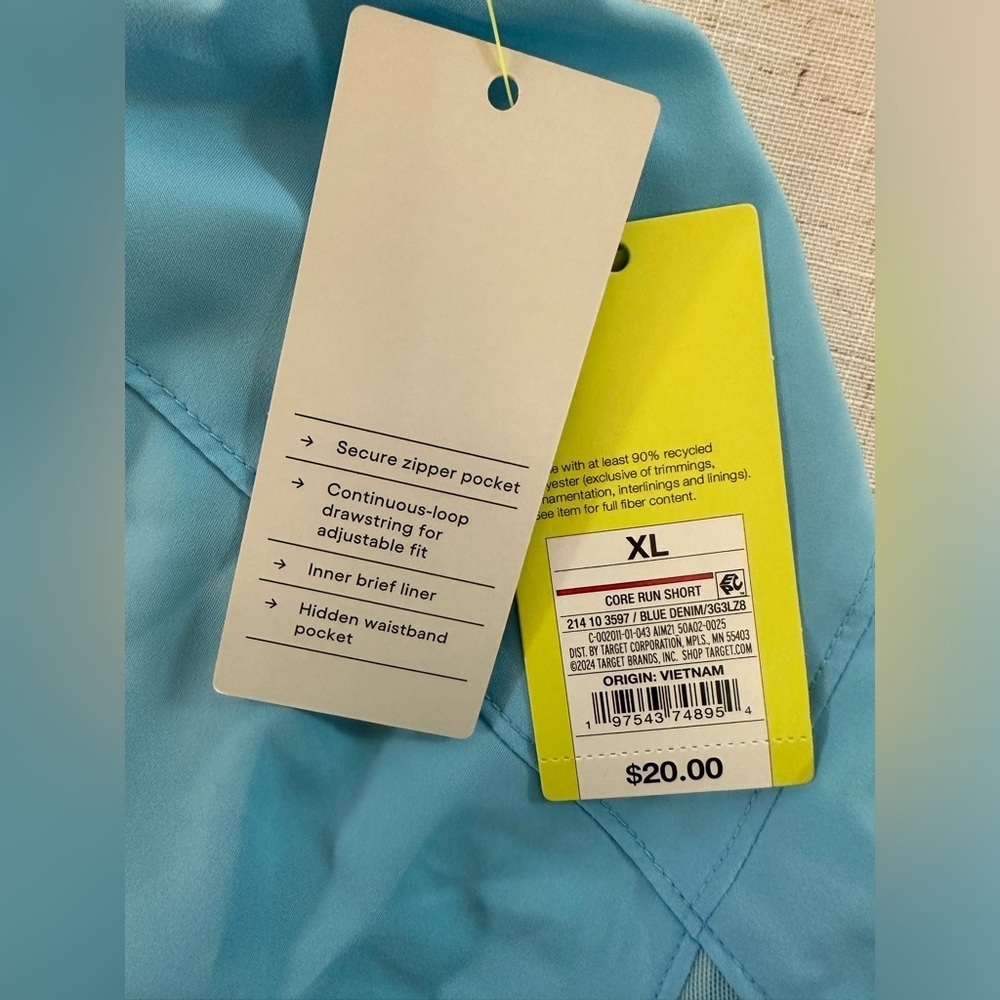 All in Motion Blue Bermuda Shorts Lightweight Elastic Waist 🌴☀️ - Picture 4 of 10